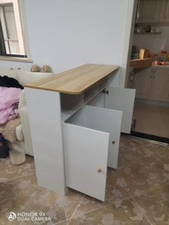 ไม้ติดผนังตู้หนังสือ Library ชั้นวาง Study Room ห้องนั่งเล่น Partition Cabinet Storage Rack ความสูงเ