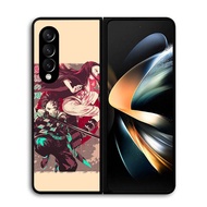 Casing Hardcase Softcase Samsung Z Fold 3 4 5G, Z Flip 3 4 Demon Slayer Vintage AE1708 Case Custom S