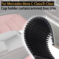 Car Center Console Water Cup Holder Frame Panel Cover Suitable for Mercedes-Benz W204 C C180 C200 C220 E W212 E260 E300 Accessories