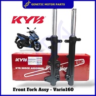 ORIGINAL KYB VARIO160 VARIO 160 FRONT FORK SET FRONT FORK SET ORI KAYABA VARIO160 BLACK DA3016/3017