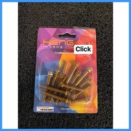 ☇ ✙ ▤ HENG crankcase bolt set for click125/150
