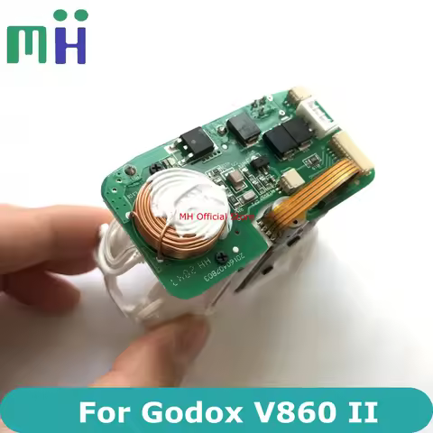 NEW For Godox V860II V860 II Top Head Board Driver PCB with Flash Tube Lamp Flashtube V860IIC V860II
