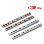 20Pcs Electric Guitar 7 String Humbucker Pickup Metal Spacer Bars Pole Spacing Neck Bridge Guitar Pa
