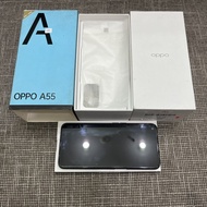 hp second oppo a55 4/64gb full set