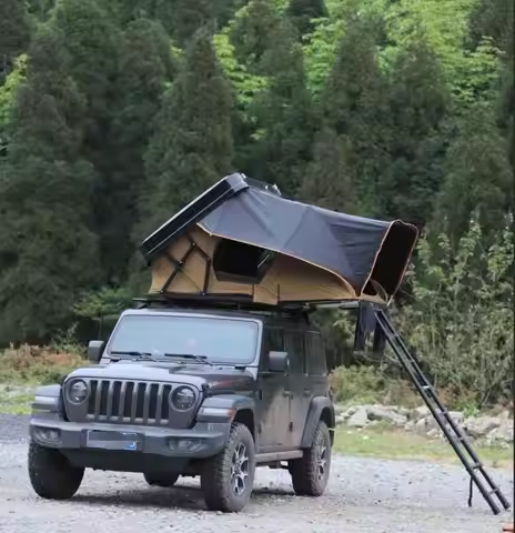 Customized Rooftop Car Tent Roof Rooftop Roof Tent 2-3 Person Rooftop Tent Hard Shell