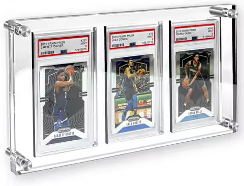Trading Card Frame PSA Trading Card Display Acrylic Frame for Wall- PSA Holder, Graded Sports Card D
