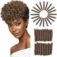 QUEENTAS 3 Packs Crochet Hair for Women Extensions Curl Jamaican Bounce Gogo Curl Hair Curly Crochet