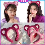 Bando Lucu Karakter Telinga Beruang Bondu Cosplay Motif Bear Ears Bandanan Imut Style Wanita Anak Da