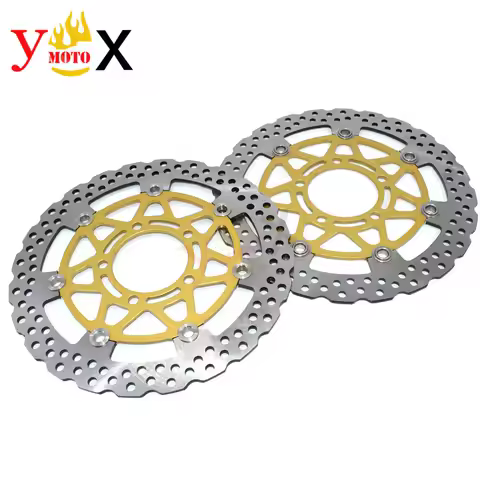 ZX-6R 05-12 Motorcycle Front Floating Brake Disc Disk Rotor For KAWASAKI ZX6R ZX 636 2005-08 ZX10R Z