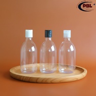 300ml HS Presstop Bottle natural - Disctop Neck Cap 24 Color Variants 300ml Pet Plastic Bottle/ 300m