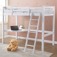 LOFT Design GALWAY full solid rubberwood LOFT Bed double decker bunk bed double decker bed for adult