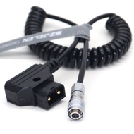 Power Coiled Cable D-tap to SF6 4Pin/5Pin Female for PORTKEYS BM5/BM7 Monitor