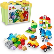 LEGO DUPLO Classic Cars and Trucks Brick Box Playset, Educational STEM Toy,