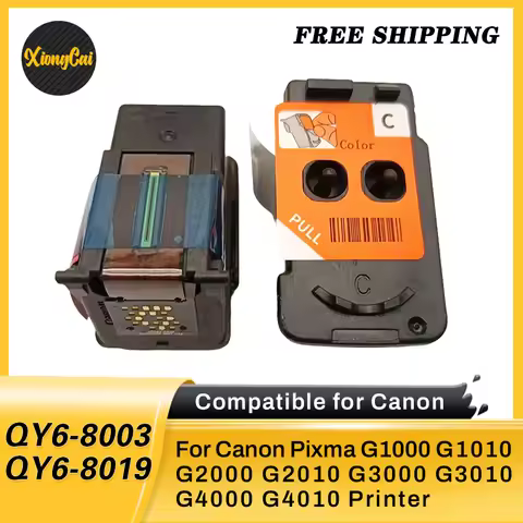 2PCS Compatible for Canon Pixma G1000 G1010 G2000 G2010 G3000 G3010 G4000 G4010 Printer QY6-8003 QY6