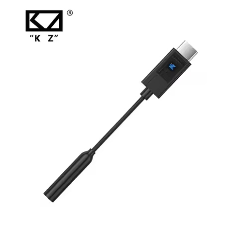 KZ AM02 Portable Digital earphones amplifier USB DAC Tuning Type-c to 3.5mm adapter cable With DAC C