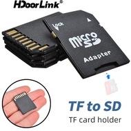HdooLink 1/5/10pcs TF To Micro SD Micro Memory Card Adapter SDHC Flash Memory Cards Converter Portable Smart Phone Tablet Memorys Stick