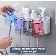 3-slot and 4-slot toothbrush rack