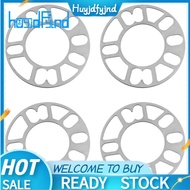 4Pcs Aluminum Wheel Spacers Shims Plate Auto Wheel Spacers 5mm Stud for 4X100 4X114.3 5X100 5X108 5X
