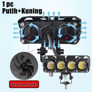 Lampu Tembak Laser SQL 3 Mata D2 D3 Full Alumunium Premium kuning-putih/putih-putih 150W 10000LM IP6