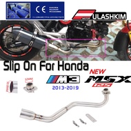 Motorcycle exhaust Slip On For Honda grom M3 MSX 125 MSX125 2013-2019 Motorcycle exhaust muffler con