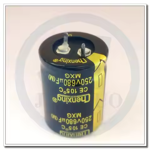 1pcs 680uF250V 250V680uF 680MFD 250WV 25x40mm Snap In Aluminum Electrolytic Capacitor