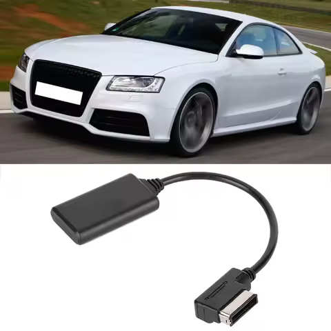 Automobile Audio Cable Bluetooth5.0 AUX Music Interface Adapter Audio Cable Fit for AMI MMI Audio Ca