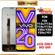 LCD VIVO Y20 Y20s Y12S Y15S Y20a Y12a Y15a Y20i Y01 Original FOR ORI Glass Touch Screen Digitizer