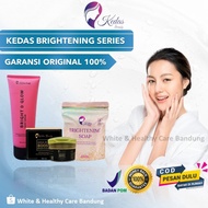 -0- Kedas Beauty Sabun + Gold Jelly + Body Serum + Scrub - 1 Paket