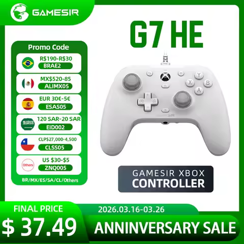 GameSir G7 HE Wired Xbox Controller for Xbox Series X|S Xbox One Windows 10|11, PC, Video Game Contr
