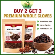 BUY 1 GET 1 - DRIED CLOVES WHOLE Herbs Organic Natural Cloves Whole 100G, Natural Spice Cloves