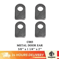 4pcs Metal Door Ear Bracket Steel Gate Window Grill Padlock Eye Grille Welding Besi Telinga Pintu Pagar 门耳 DEB0