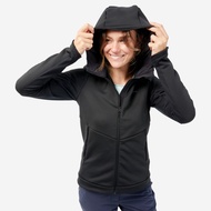 QUECHUA 女款連帽刷毛登山健行外套 MH520