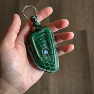 BMW 鱷魚皮 汽車鑰匙套 鑰匙皮套 訂製皮件 訂製禮物
