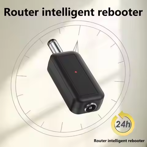 DC WiFi Auto Reboot Router Router 24H Automatic Power Off Reset Tool 5.5x2.1mm Restart Control Line 