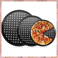 Pizza Tray Punching Baking Tray Non-Stick with Hole Pizza Mold Barbecue Tray Baking Mold Round Bakin