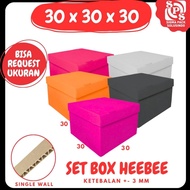 Gift box 30x30x30/30x30x20/30x30x15/30x30x10 Hee Bee box Set Gift Doll box Packing Hampers Birthday 