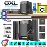 GXL GL-9700TKUSB 8 inch Woofer 2.1 Multimedia Speaker Convertible Soundbar Sound
