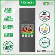 EVEREST Et2r213iv/c Inverter Two Door Refrigerator -  7.5 cu. ft.