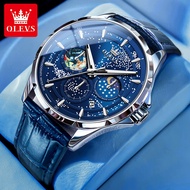 OLEVS | นาฬิกาข้อมือชายอัตโนมัติกันน้ำระบบควอทซ์