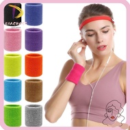 DIACHASG 1Pcs Wrist Support Band, Sweat Towel Fitness Run Gym Wristband, Cotton Cuff Tennis 8x8cm Sp
