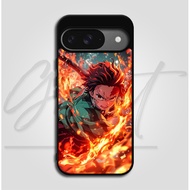 Google Case PIXEL 9 8 Pro 8 7 Pro 7 7A 6 Pro 6 6A 5 Demon Slayer BJ128