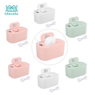 [nvnrbso] Portable Wipes Warmer And Wet Wipes Dispenser, Wipes Dispenser Box with LED Display, Wet W