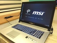 [二手] 微星 MSI PE70 17.3吋 128G+1TB SSD/16G ram（ASUS HP apple