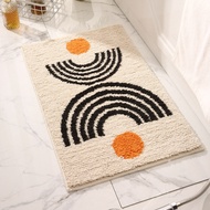 Bathroom Floor Mats Absorbent Toilet Floor Mats Anti-Slip Foot Mats Carpet Size Customization