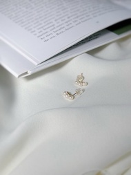 三元耳環- 18K純金日本Akoya珍珠耳環