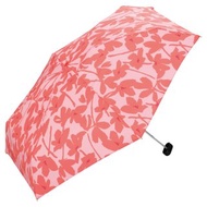 Wpc. 鮮花袖珍縮骨雨傘 - 紅色