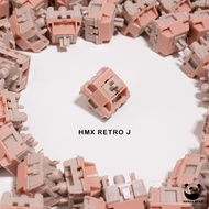 Switch HMX Retro J tactile 55g prelubed mechanical keyboard Switch HMX Retro J