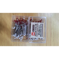 PIN KERJA PATCH PIN HEAD GLASS / GLASS HEAD PIN PATCH WORK PINS