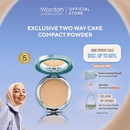 Wardah Exclusive Two Way Cake Powder SPF15 |Lightweight Powder Foundations, High Coverage, Natural L
