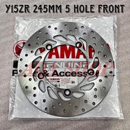 Yamaha Y15 Y15ZR 5 Hole 245mm Disc Brake / Rear Disc Brake Plate 5 hole 200mm Piring Disc Plate